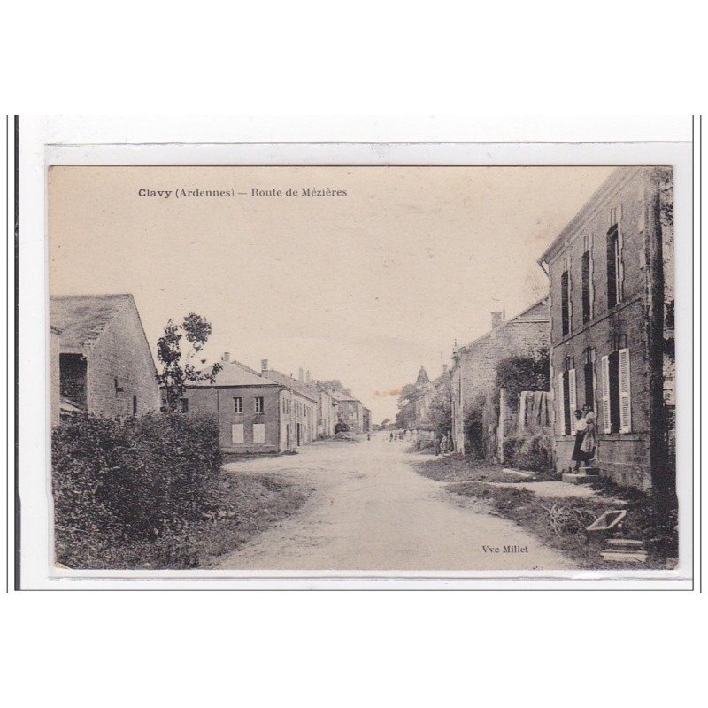 CLAVY : route de mezieres - tres bon etat