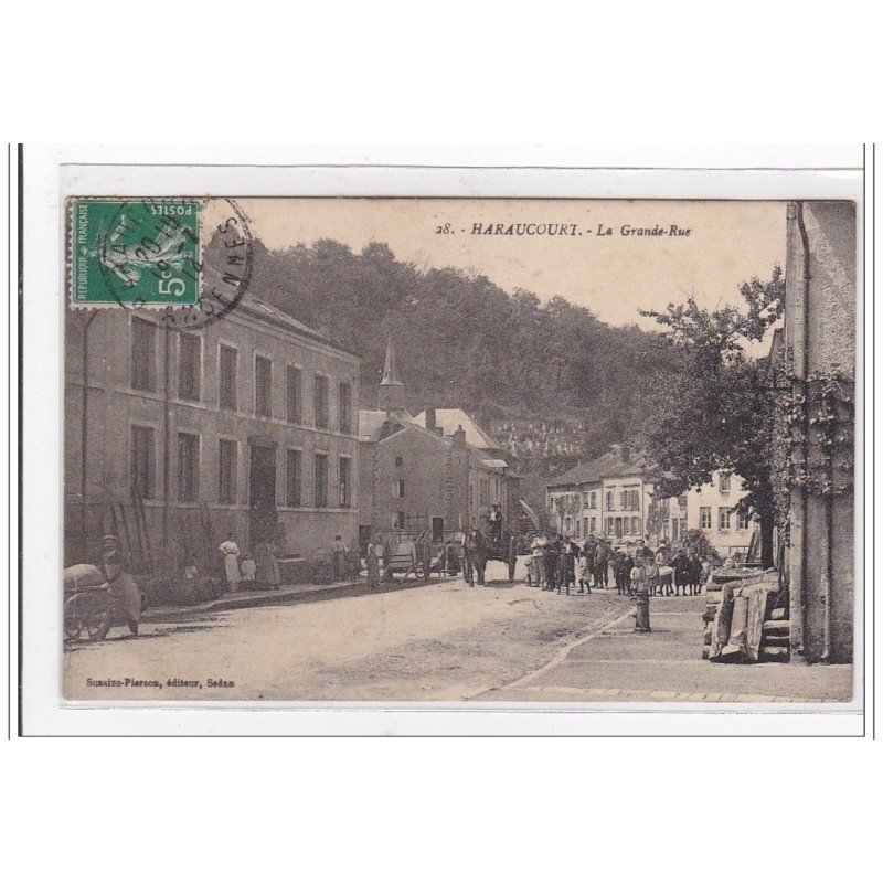 HARAUCOURT : la grande-rue - tres bon etat