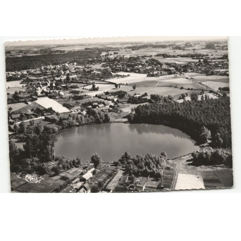 FLINES-les-RACHES: la mer vue aérienne 10X15 - très bon état