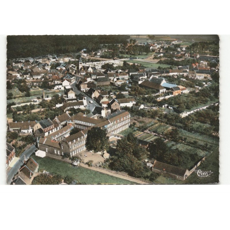 FLINES-les-RACHES: le couvent notre-dame vue aérienne 10X15 - très bon état