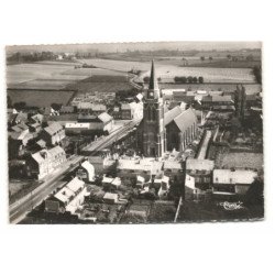 FLETRE: église saint-mathieu vue aérienne 10X15 - très bon état