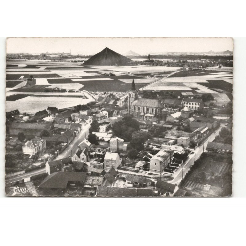 FLERS-en-ESCREBIEUX: vue générale vue aérienne 10X15 - très bon état