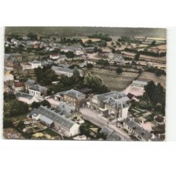 FELLERIES: la mairie, les écoles vue aérienne 10X15 - très bon état