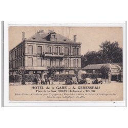 SEDAN : hotel de la gare, A. genesseau, place de la gare - etat
