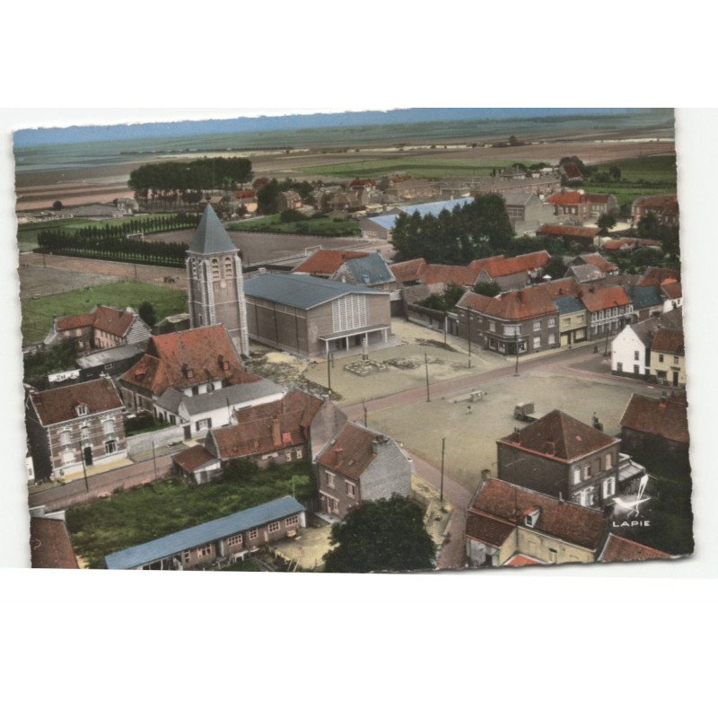FRETIN: l'église saint-martin vue aérienne 10X15 - très bon état