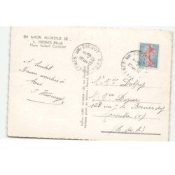 FRESNES: place vaillant couturier vue aérienne 10X15 - très bon état