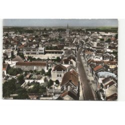 FRESNES: rue jean-jaures vue aérienne 10X15 - très bon état