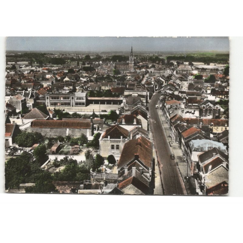 FRESNES: rue jean-jaures vue aérienne 10X15 - très bon état