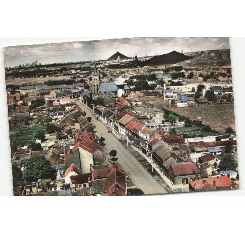 FOUQUIERES-les-LENS: vue générale vue aérienne 10X15 - très bon état