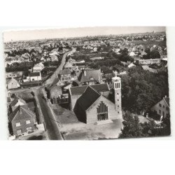 FORT-MARDYCK: église notre-dame du fort vue aérienne 10X15 - très bon état