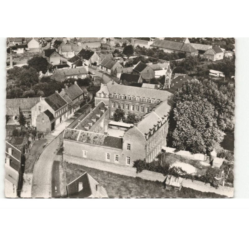 FLINES-les-RACHES: la sainte union des sacrés-coeurs vue aérienne 10X15 - très bon état
