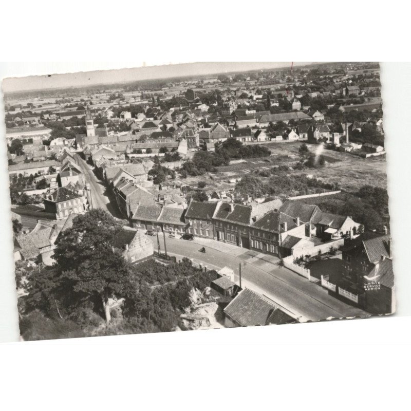 FLINES: boulevard des alhés vue aérienne 10X15 - très bon état