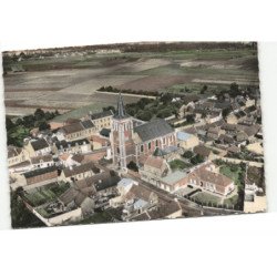 FLERS-en-ESCREBIEUX: l'église saint-amand vue aérienne 10X15 - très bon état