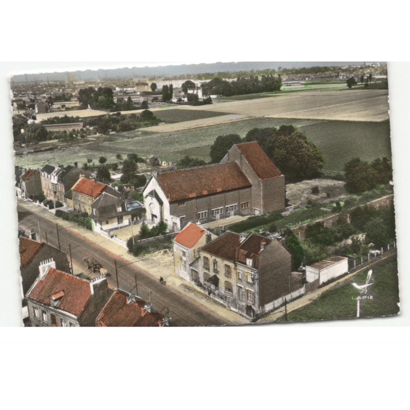 FLERS: la salle des fêtes vue aérienne 10X15 - très bon état