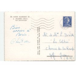 FELLERIES: vue panoramique vue aérienne 10X15 - très bon état