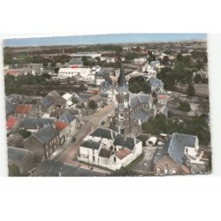 FEIGNIES: l'église vue aérienne 10X15 - très bon état
