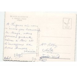 FEIGNIES: l'église vue aérienne 10X15 - très bon état