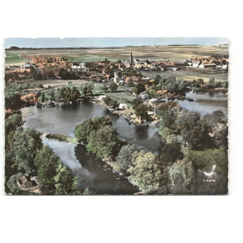 FECHAIN: les étangs vue aérienne 10X15 - très bon état