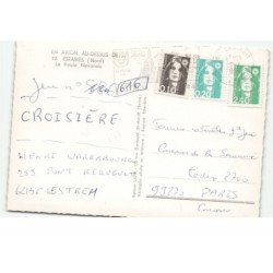 ESTAIRES: la route nationale vue aérienne 10X15 - très bon état