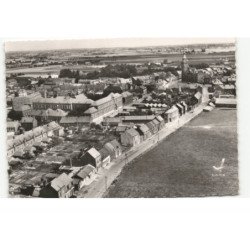 ESTAIRES: rue de merville vue aérienne 10X15 - très bon état