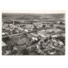 ESTAIRES: église saint-vaast, hôtel de ville, la lys vue aérienne 10X15 - très bon état