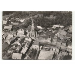 ESCAUDOEUVRES: l'église vue aérienne 10X15 - très bon état