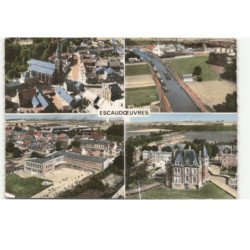 ESCAUDOEUVRES: vue aérienne 10X15 - très bon état