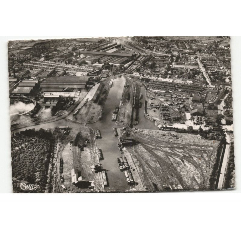DENAIN: le rivage vue aérienne 10X15 - état