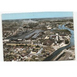 DENAIN: usinor vue aérienne 10X15 - très bon état