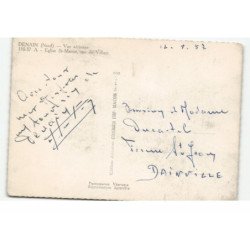 DENAIN: église saint-martin, rue de villars vue aérienne 10X15 - très bon état