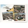 DOUCHY: 3 vues, cité, église saint-pierre, vue générale vue aérienne 10X15 - très bon état