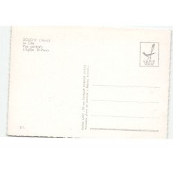 DOUCHY: 3 vues, cité, église saint-pierre, vue générale vue aérienne 10X15 - très bon état