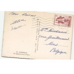 DUNKERQUE: vue gébnérale prise du phare vue aérienne 10X15 - très bon état