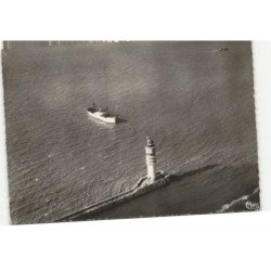 DUNKERQUE: le phare de la jetée ouest vue aérienne 10X15 - très bon état