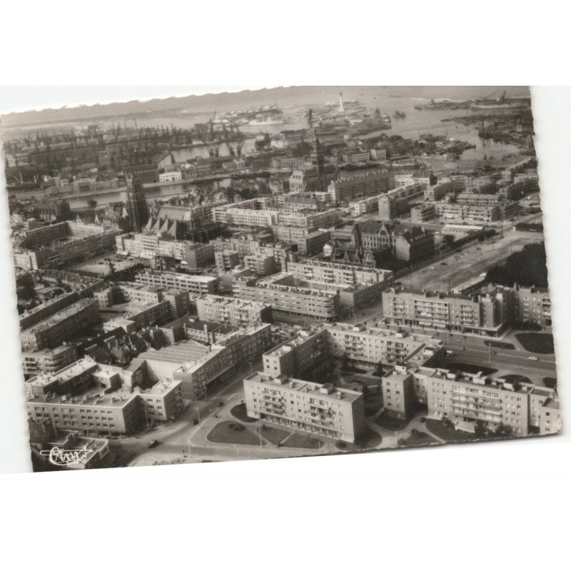 DUNKERQUE: vue aérienne 10X15 - très bon état
