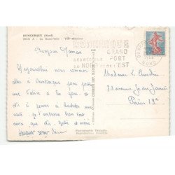 DUNKERQUE: la basse-ville vue aérienne 10X15 - très bon état