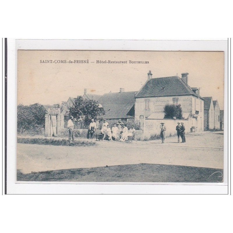 SAINT-COME-de-FRESNE : hotel-restaurant boutriller - tres bon etat