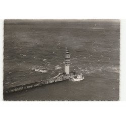 DUNKERQUE: tour à signaux de la jetée ouest vue aérienne 10X15 - très bon état