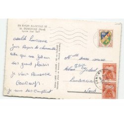 DUNKERQUE: lycée jean bart vue aérienne 10X15 - très bon état