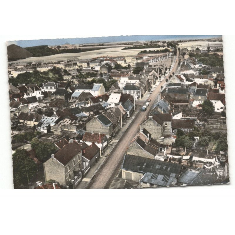 DOUCHY: vue panoramique vue aérienne 10X15 - très bon état