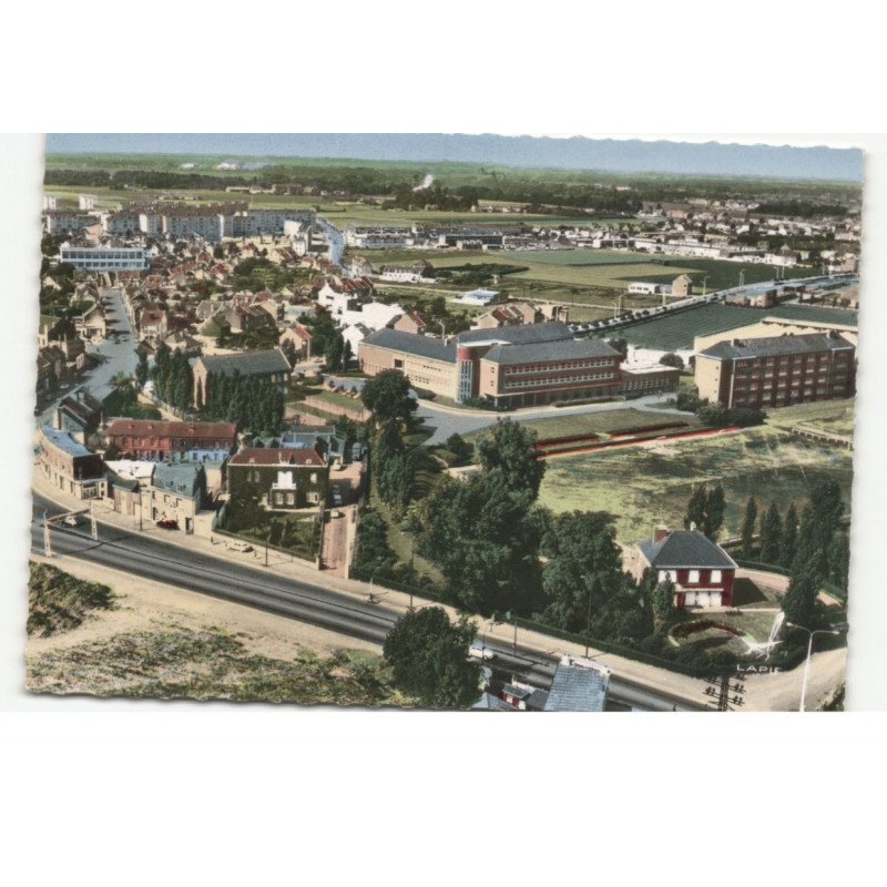 DOUAI: le nouveau douai et l'école des mines vue aérienne 10X15 - très bon état