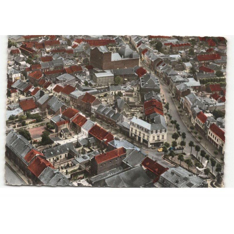 DENAIN: le maréchal villars vue aérienne 10X15 - très bon état