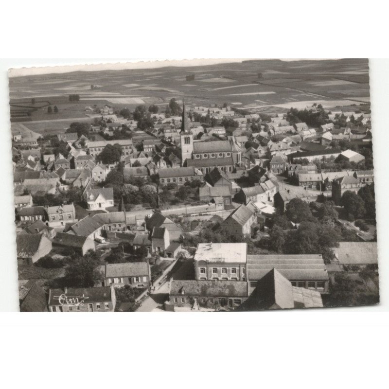 QUIEVY: vue générale vue aérienne 10X15 - très bon état