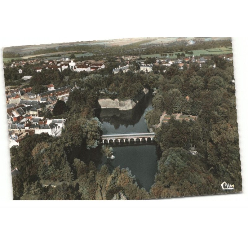 LE QUESNOY: les etangs vue aérienne 10X15 - très bon état