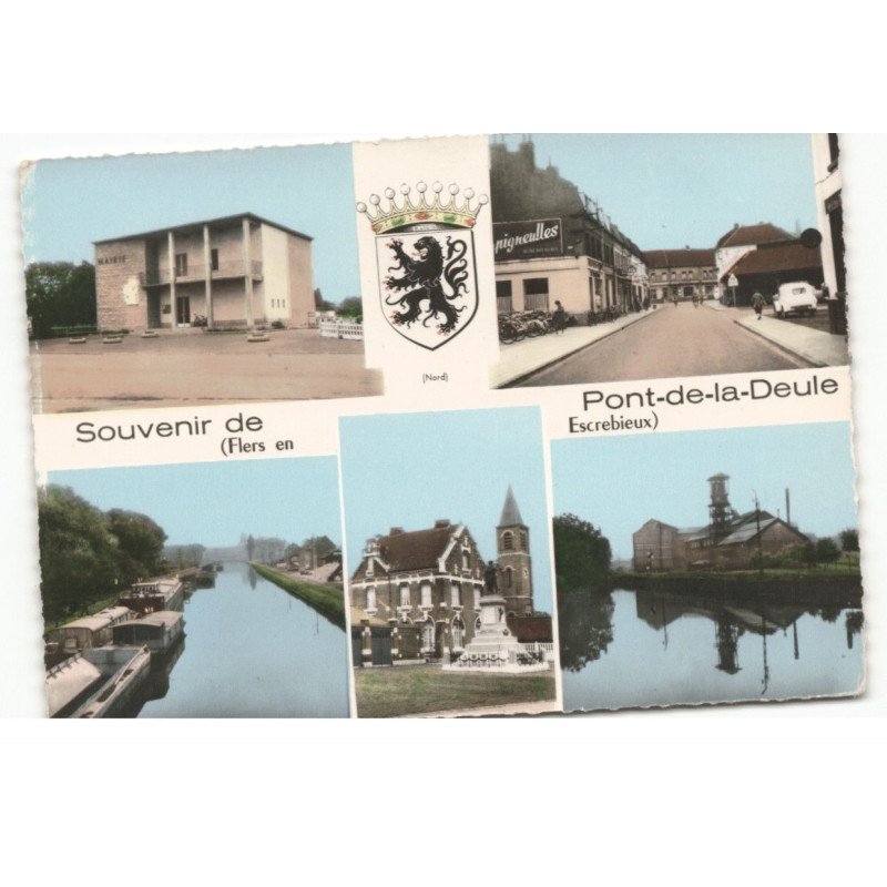 PONT-de-la-DEULE: souvenir de... vue aérienne 10X15 - très bon état