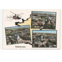 PERENCHIES: 3 vues vue aérienne 10X15 - très bon état