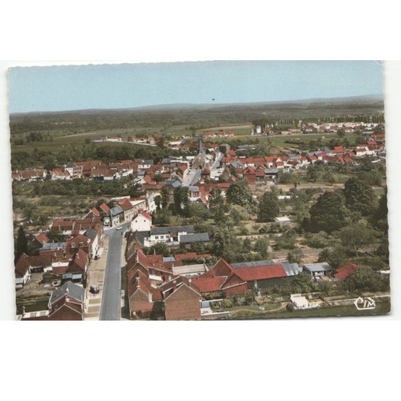 PECQUENCOURT: vue générale vue aérienne 10X15 - très bon état