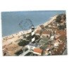 PETIT-FORT-PHILIPPE: la plage et le phare les jetées vue aérienne 10X15 - très bon état