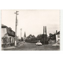 PREUX-au-BOIS: rue du village vue aérienne 10X15 - très bon état