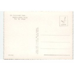 PREUX-au-BOIS: rue du village vue aérienne 10X15 - très bon état